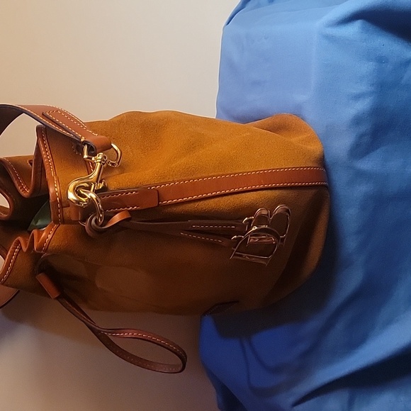 Dooney & Bourke Suede Bucket Bag - Picture 4 of 7